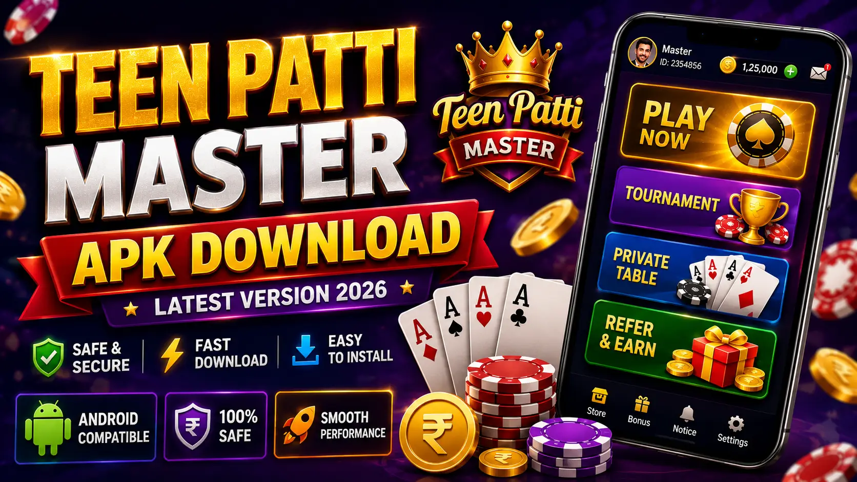 Teen Patti Master APK Download latest version for Android with secure installation guide and updated features