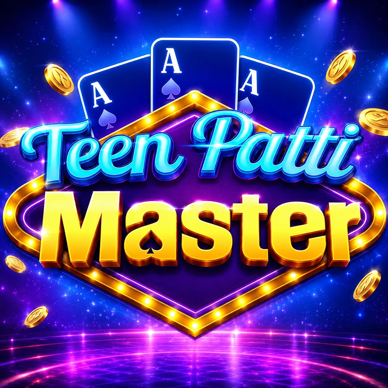 Teen Patti Master APK download page with latest version app logo, secure install guide, Android gaming interface, and updated Teen Patti Master features
